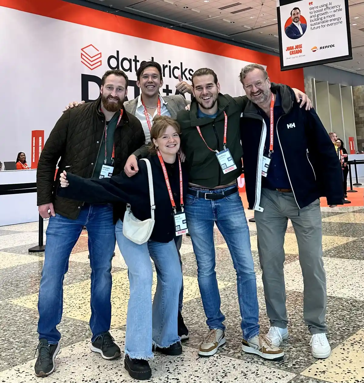BrainStax team at the Databricks Data+AI Summit in San Francisco